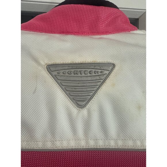 Cortech Womens Motorcycle Jacket Pink/White Mesh Size S - Picture 4 of 9